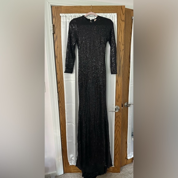 Club L London Dresses & Skirts - black sequin maxi dress